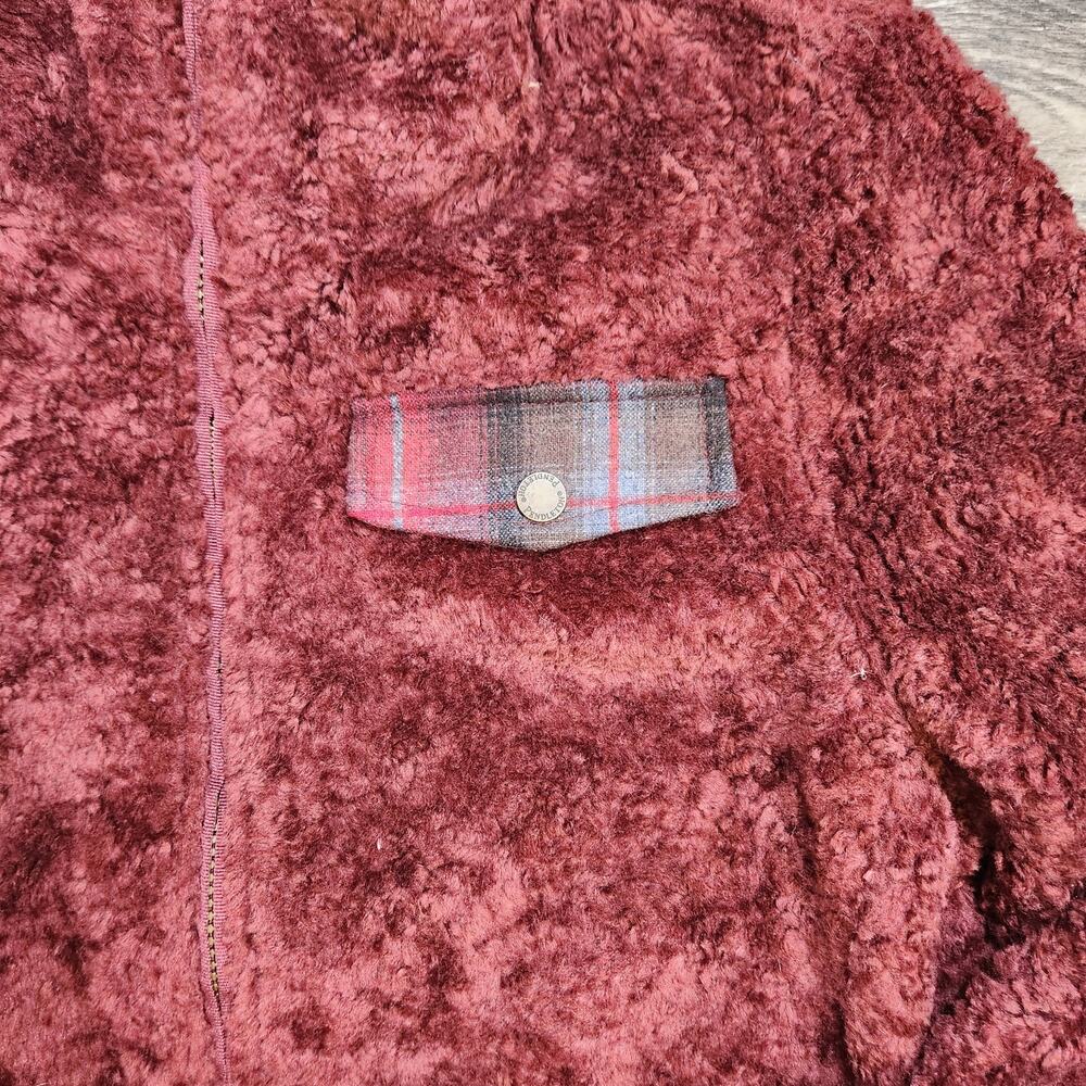 Pendleton Wool Teddy Bear Flannel Lined Zip Up Ja… - image 4